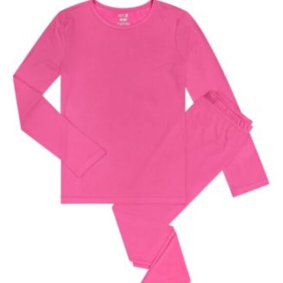 Max Olivia Big Girls Base Layer 2 Piece Set - Picture 1 of 1